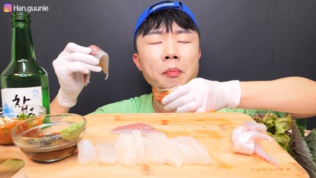 [Mukbang] 도미 감성돔🐟 Sea Bream sashimi Eatingsound Realsound ASMR смотреть онлайн