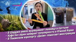 Новости Большой Азии (выпуск 1002): Безопасность Евразии, урожай в пустыне, кофе без зёрен, «Дасин»