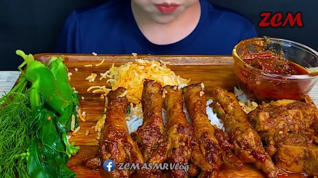 Spicy Boneless Chicken Feet, Spicy Masala Jackfruit Curry