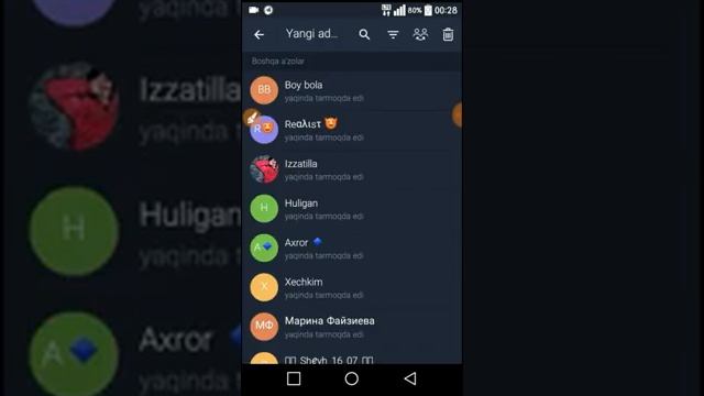 Telegram kanalga aktiv odam qoshish