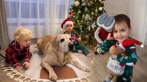 Декабрьский влог -  Бэбиклуб | Распаковка игрушек | Катаем на ватрушке