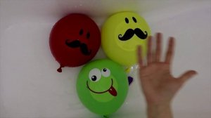 Воздушные шарики с водой Учим цвета для детей Развивающее видео Лопаем шарики