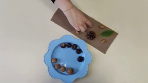 Игры с природным материалом🌰🍁🫘