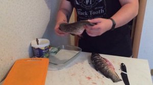 Жареный сазан в духовке! простой и вкусный рецепт!