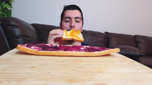 ASMR CRUNCH HUGE BLUEBERRY AND CITRUS JAM TOAST WITH COFFEE MUKBANG EATING SHOW смотреть онлайн
