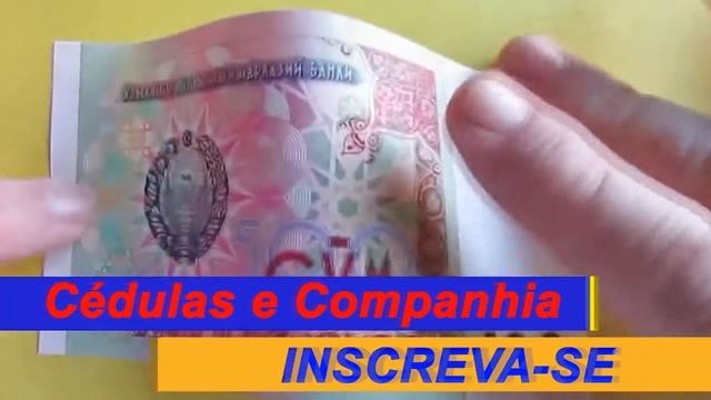 Cédula do Uzbequistão - 500 Sum смотреть онлайн