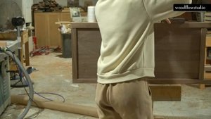 Изготовление комода на пять ящиков из темного ореха
