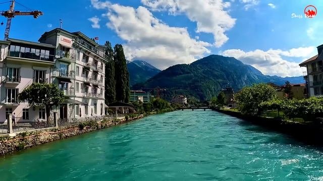 Интерлакен Швейцария _ Красивый швейцарский город | Лучшее направление для путешествий