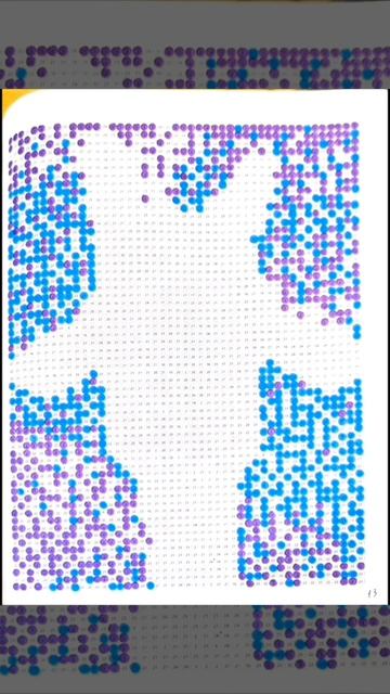 Mosaic color by numbers. Animal.