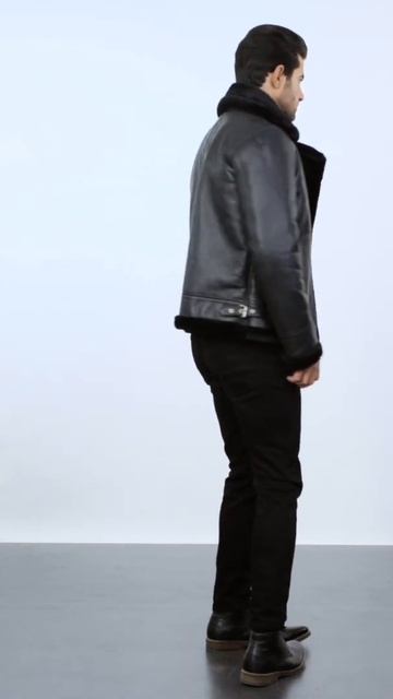 Black Leather Bomber Jacket! | Winter Sale смотреть онлайн