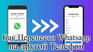 Как Перенести Ватсап на другой Телефон сохранив всю Переписку