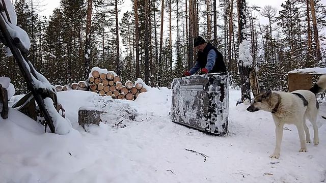 Сборы домой.Выезд с зимовья..mp4 смотреть онлайн