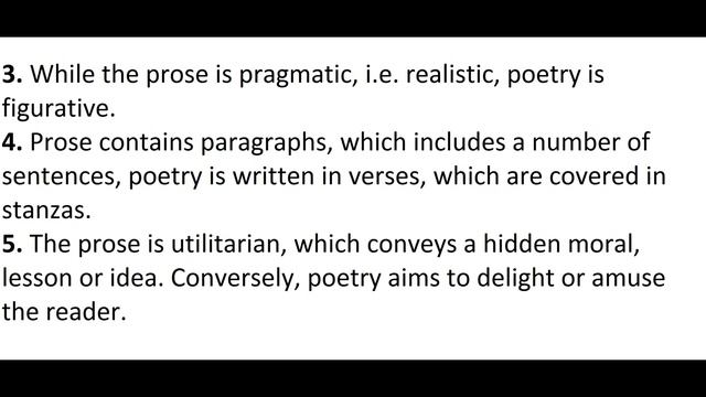 Difference between Prose and Poetry. | Prose vs poetry | explained in Hindi / Urdu.