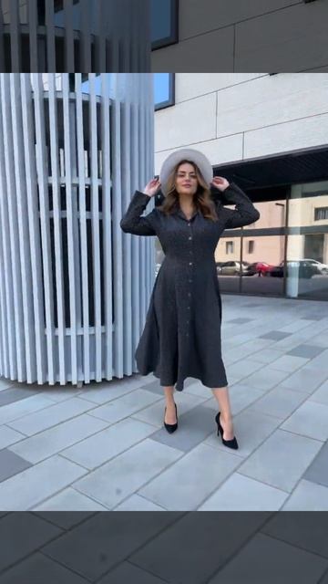 Платье в горошек AP-1432A365 смотреть онлайн