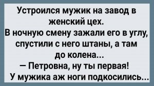 Как Мужик в Женский Цех Попал! Сборник Свежих анекдотов! Юмор!