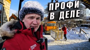 ПРИШЛОСЬ ВЫЗВАТЬ СПЕЦТЕХНИКУ. ПРИВЕЗЛИ ПОЛ И СТЕНЫ ДЛЯ ОТДЕЛКИ