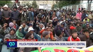 La Oroya: Agricultores ignoran tregua de tres horas y desconocen acuerdos de representantes en Lima