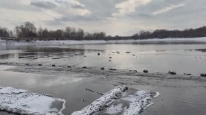 Февральская рыбалка. Нормальный выезд. Москва река. Ловля на спиннинг