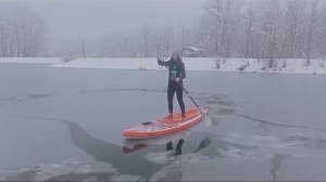 на сапе зимой