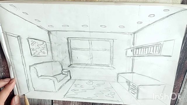 7 клас. Малювання інтер'єру дитячої кімнати. Образотворче мистецтво смотреть онлайн