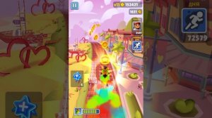 Прохождение игры Subway Surf#9