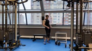 Тренировка в зале. Ягодицы, бедра, пресс, спина, плечи.(1)