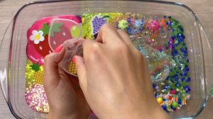 Mixing ”Chupa Chups” Makeup,glitter and parts Into Slime! {*•*} ASMR! #sillyslime 😬