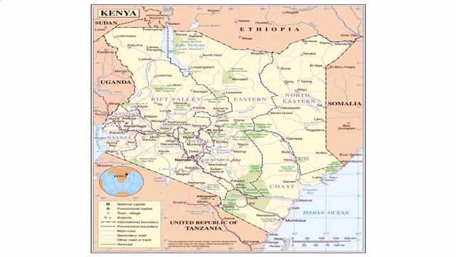Map Of Kenya смотреть онлайн