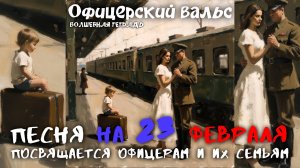 Волшебная тетрадь. "Офицерский вальс". Песня на 23 февраля - День Защитника Отечества, День Победы.