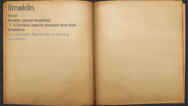 What does limekiln mean? смотреть онлайн