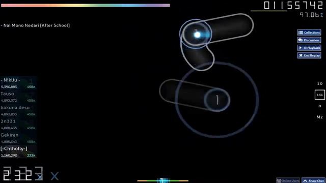 Osu! | KANA-BOON - Nai Mono Nedari | After School | S Rank смотреть онлайн