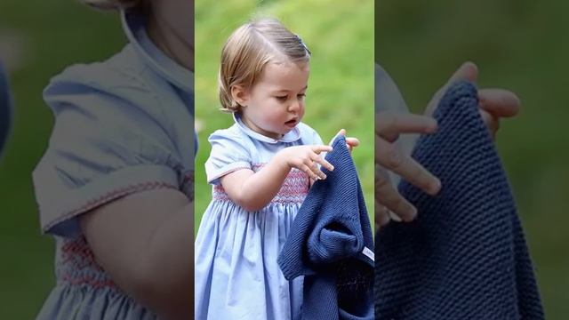 History in pictures!  Princess Charlotte!  Moments from the life of a little princess! смотреть онлайн