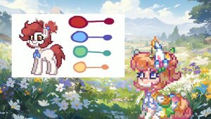 ⪻🐇🌿⪼ — Как правильно сделать контуры скина в Pony Town! ✦『Маруби Пай』🍃