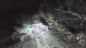 Покатушки на квадроцикле - Эвакуация квадроцикла и потеря ботинок