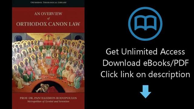 Download An Overview of Orthodox Canon Law (Orthodox, Theological Library) PDF