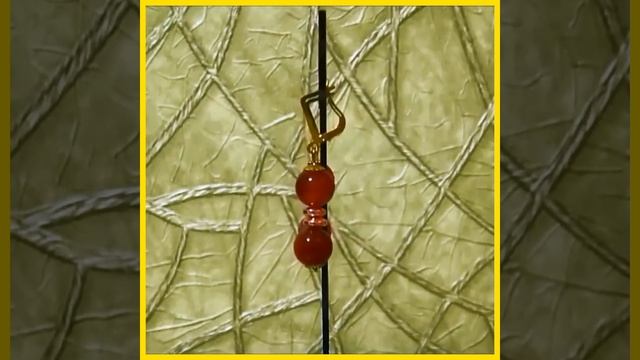 Серьги с сердоликом | Украшения #Shorts