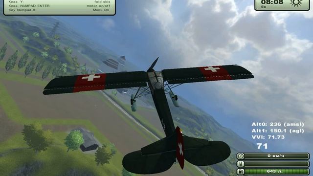 Mod - Fieseler 156 Storch v 1 0 - Farming Simulator 2013 смотреть онлайн