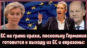 ЕС на грани краха, поскольку Германия готовится к выходу из ЕС и еврозоны: