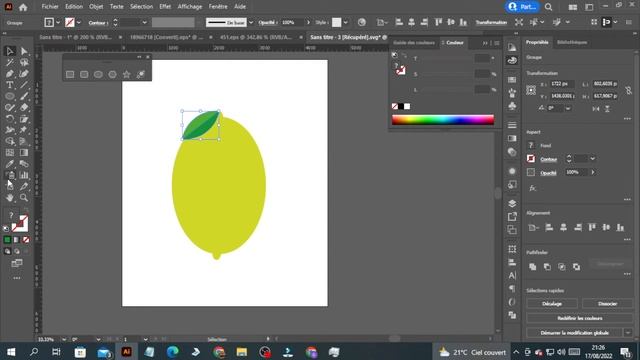 tutoriel design apprendre a dessiner un citron sur illustrator - design pour t-shirt sur illustrato смотреть онлайн