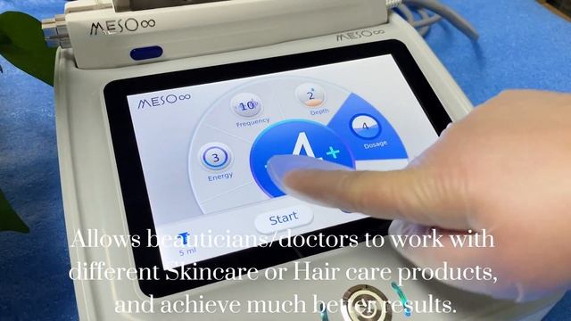 Meso ∞ Needle-free Mesotherapy Device Operation video , Electroporation technology!