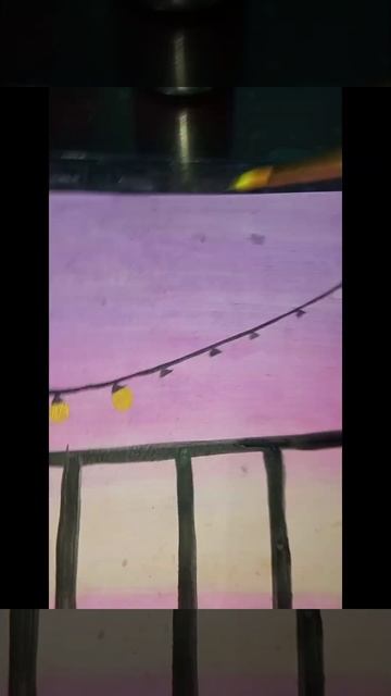 Beautiful and easy pink sky painting with pastel colours #shorts смотреть онлайн