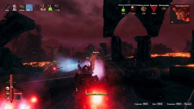 Как мы пытались взять первый ФОРТ в Вальхейм - Ashlands? смотреть онлайн