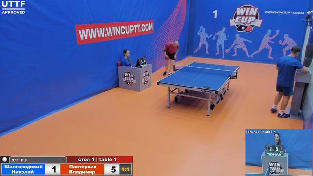 Шалгородский Николай 2-3 Пастернак Владимир Восток 1 WIN CUP 02.09.20 Прямой эфир Зал 1 смотреть онлайн
