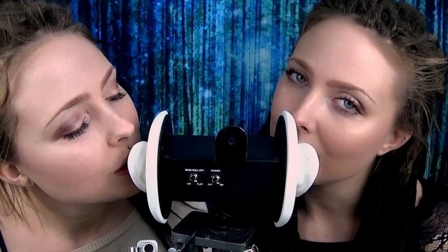 TWINtastic ASMR ~ Close Up Ear Nomming, Whispers & Kisses 💋 смотреть онлайн