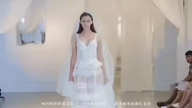 MIA Haute Couture Fashion Show. Model Lizzy U. Wuhan, China