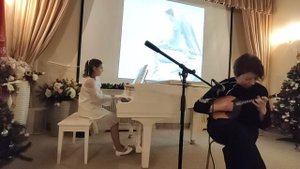 Бах-Гуно "AVE Maria" (фортепиано,домра)