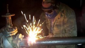 Газосварка ЖКХ. Отопление на чердаке.