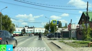 Осваиваем со Светой экзаменационный маршрут  ГАИ (ГИБДД) по новому регламенту 2024г. , город Омск.
