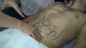 Висцеральная терапия. Демонстрация массажа кишечника. Олег Хазов