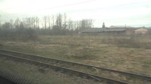 Станция Дно: Витебский парк и депо из окна поезда. Станция Порхов